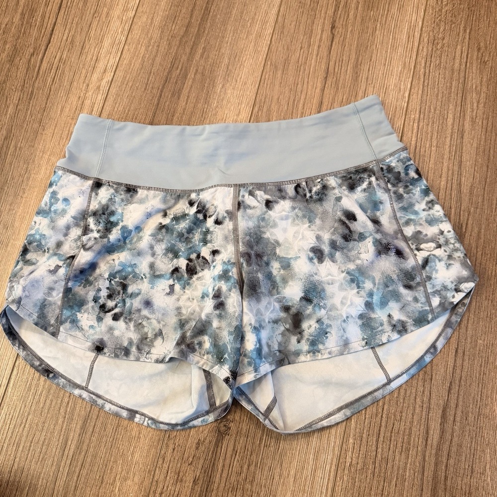 Lululemon Speed Up Mid-Rise Lined Short 4" Sz 6 - LW7AVOT